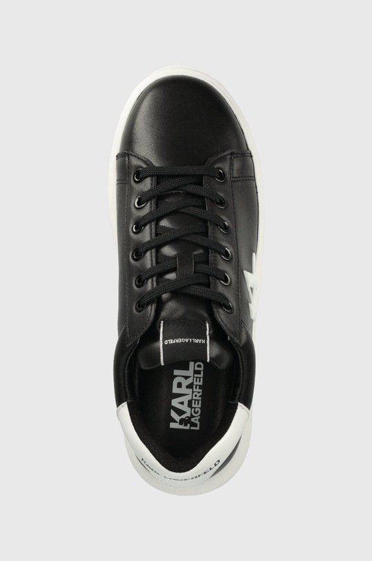 Karl Lagerfeld sneakersy skórzane KAPRI MENS czarny KL52515A.000