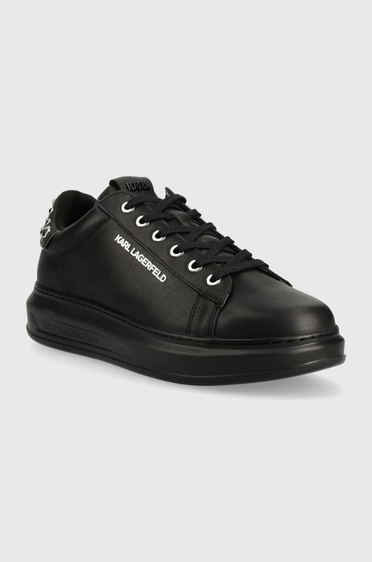 Karl Lagerfeld sneakersy skórzane KAPRI MENS KL52576.00S czarny AW23