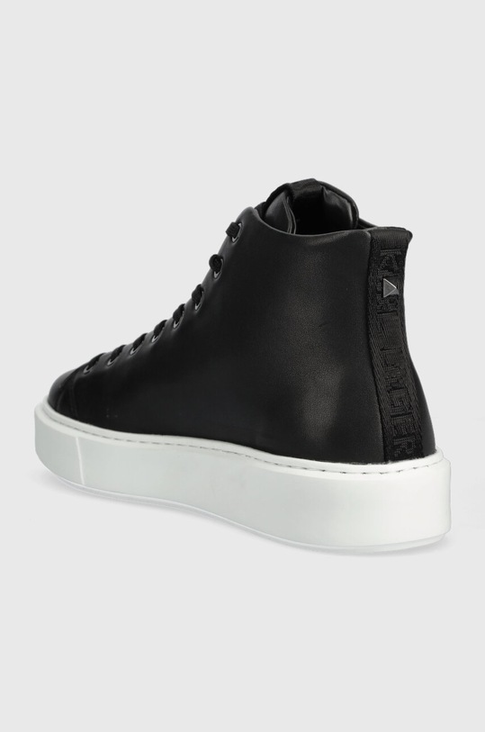 Obuwie Karl Lagerfeld trampki skórzane MAXI KUP KL52265.000 czarny