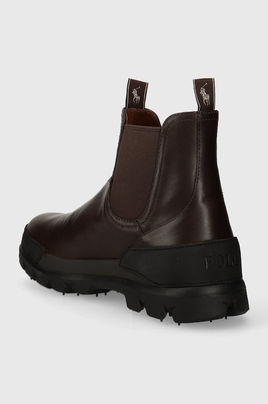 Obuwie Polo Ralph Lauren sztyblety skórzane Oslo Chelsea 812913556002.200 brązowy