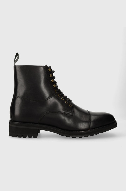 Polo Ralph Lauren trzewiki skórzane Bryson Boot skóra licowa czarny 812754384003.001