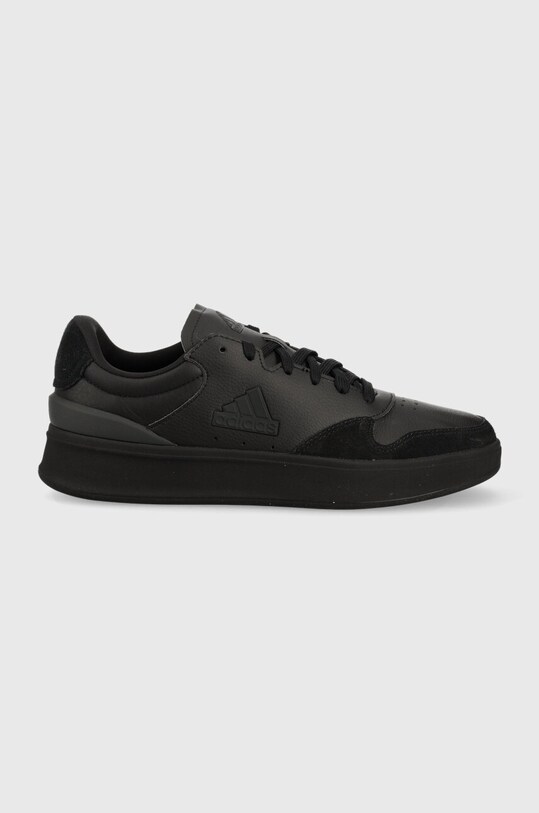 Шкіряні кросівки adidas KANTANA шкіра з покриттям чорний IF3000