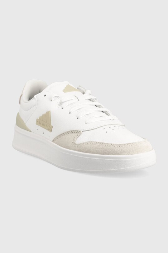 adidas sneakersy skórzane KANTANA IF5384 biały AW23