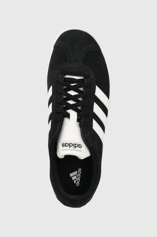 adidas sneakersy zamszowe COURT czarny DA9853