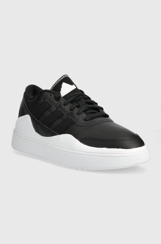 adidas sneakersy skórzane OSADE IG7318 czarny AW23