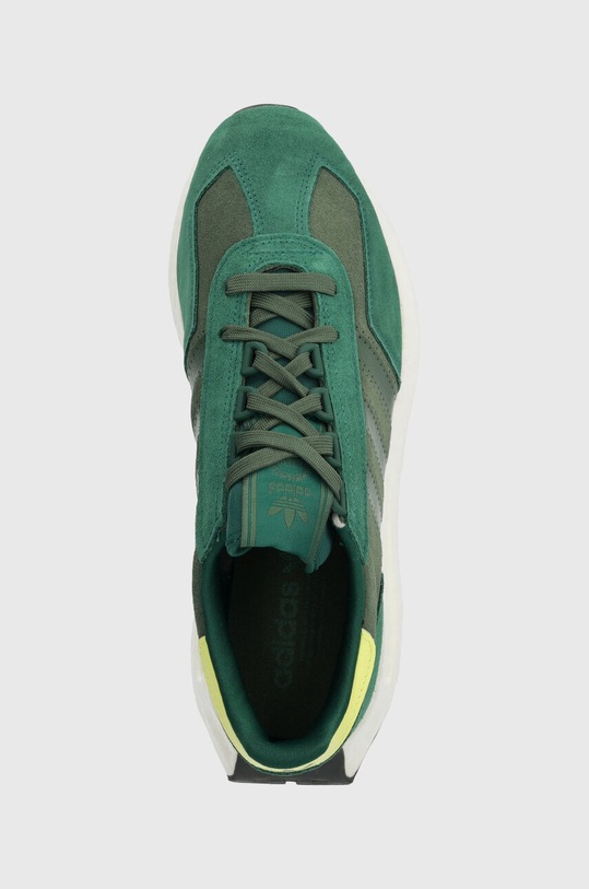 Замшевые кроссовки adidas Originals RETROPY зелёный IG7521