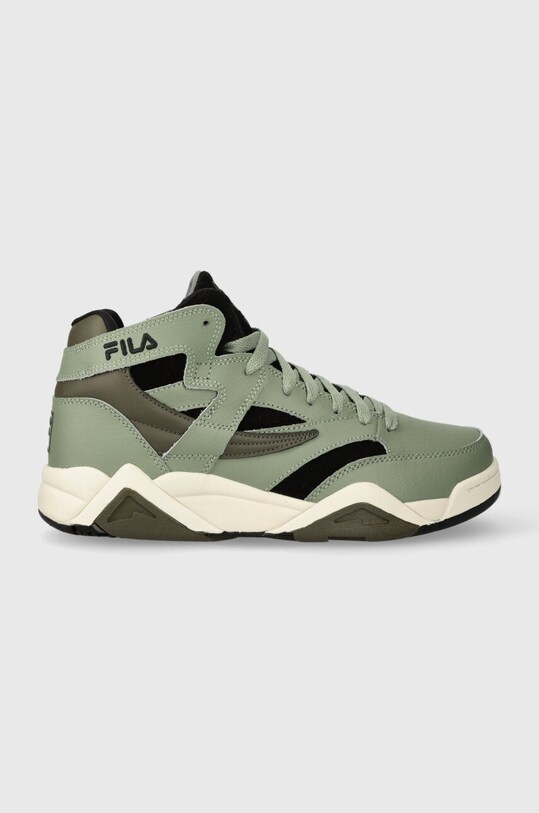 Fila sneakersy skórzane M-SQUAD wysoka zielony FFM0260