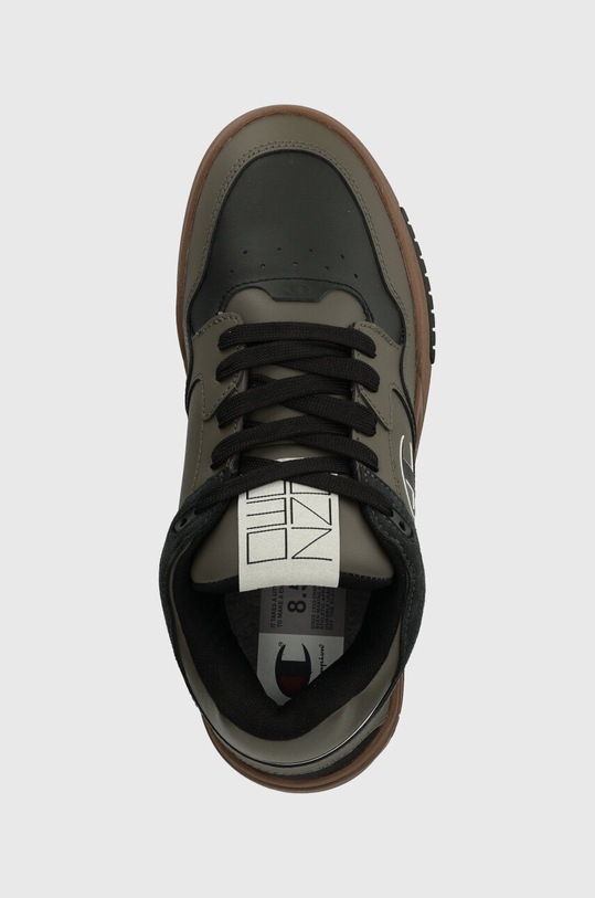 Кожаные кроссовки Champion Z80 SKATE Low зелёный S22101