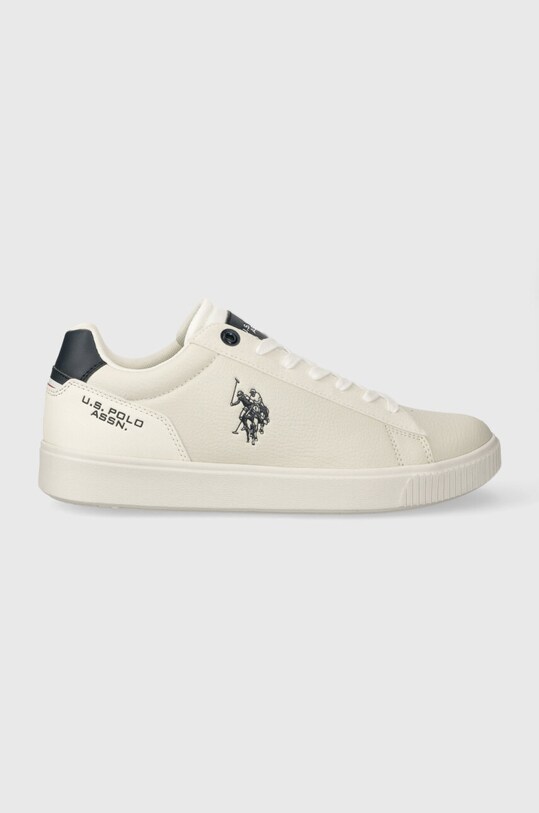 Superge U.S. Polo Assn. TYMES Imitacija zrnatega usnja bež TYMES006M.CYN1