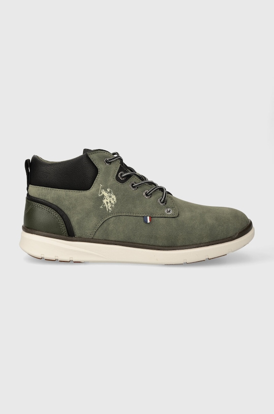 U.S. Polo Assn. sneakers YGOR imitatie de piele verde YGOR004M.CUY2