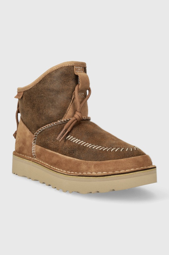 Μπότες σουέτ UGG Campfire Crafted Regenerate 1144017.CHE καφέ AW23