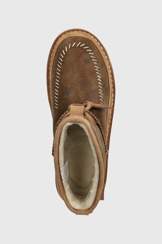 Μπότες σουέτ UGG Campfire Crafted Regenerate καφέ 1144017.CHE