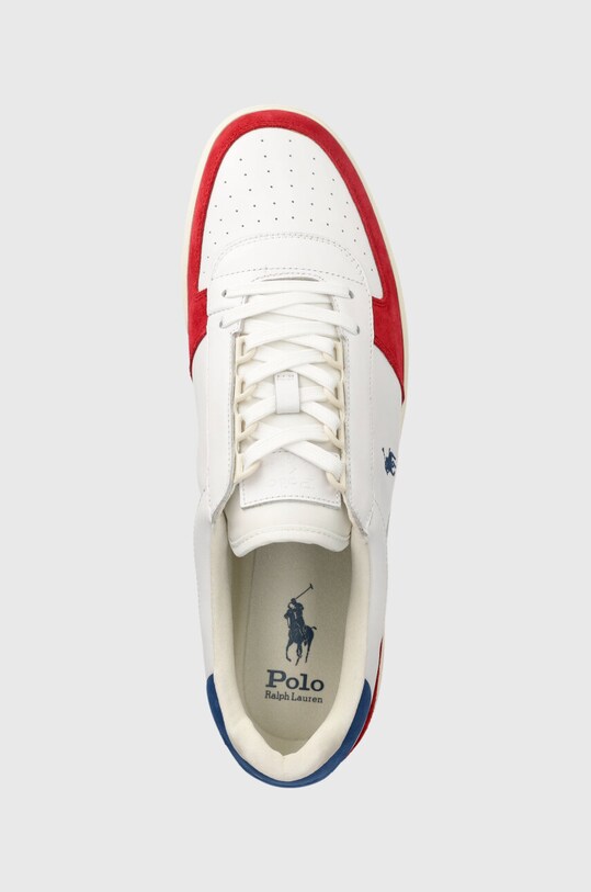 Δερμάτινα αθλητικά παπούτσια Polo Ralph Lauren Polo Crt Pp λευκό 809913450007.100