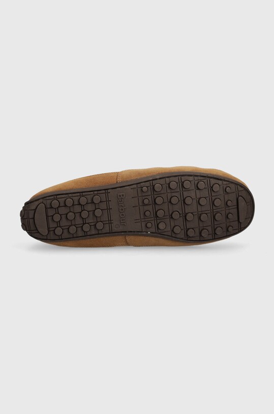 Semišové papuče Barbour Martin MSL0021BE51 hnedá