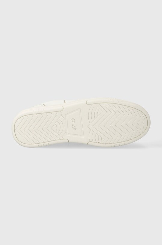 Guess sneakersy skórzane ANCONA FM8ANC.LEM12.WHIGO biały