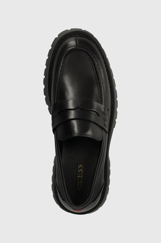 Кожаные мокасины Guess GORIZIA MOC чёрный FM8GOM.LEA12.BLACK