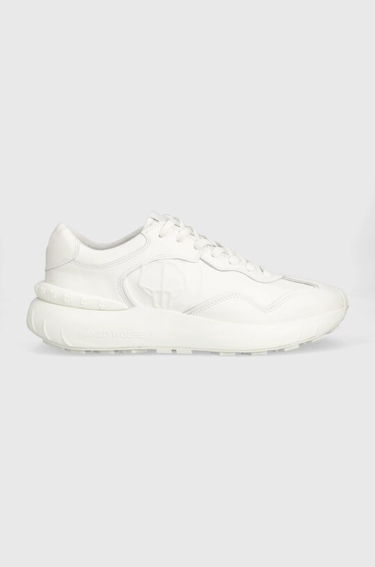 Naked Wolfe sneakersy skórzane Drought tekstylny biały Drought.Triple.White