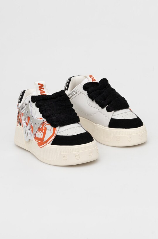 Naked Wolfe sneakers Kosa Kosa.Graffiti.BlkWht bej AW23