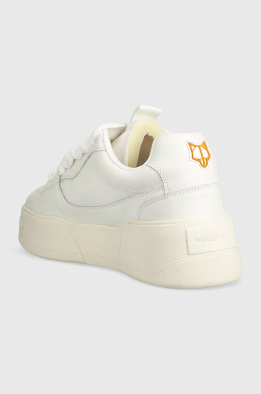 Încălțăminte Naked Wolfe sneakers din piele Kosa Kosa.Snow alb