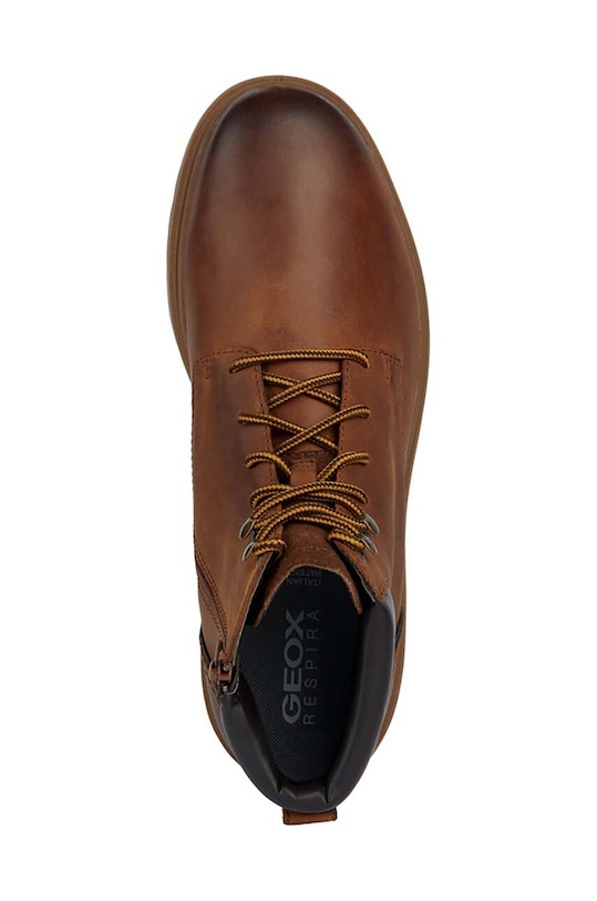 Kožené boty Geox U ANDALO A U36DDA.000FF.C6003 hnědá
