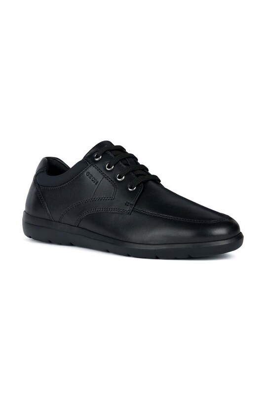Geox półbuty skórzane U LEITAN A U363QA.00085.C9999 czarny AW23