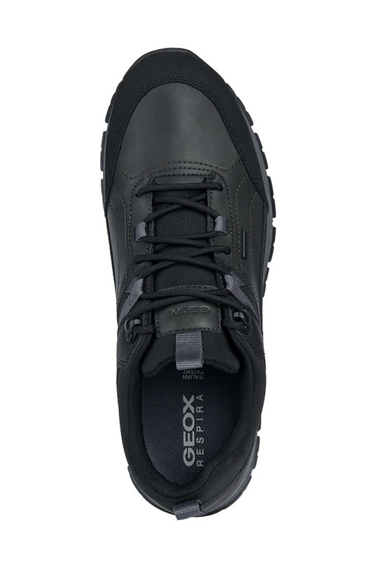 Geox sneakersy skórzane U DORAY B ABX B U360MB.0MEBU.C9999 czarny