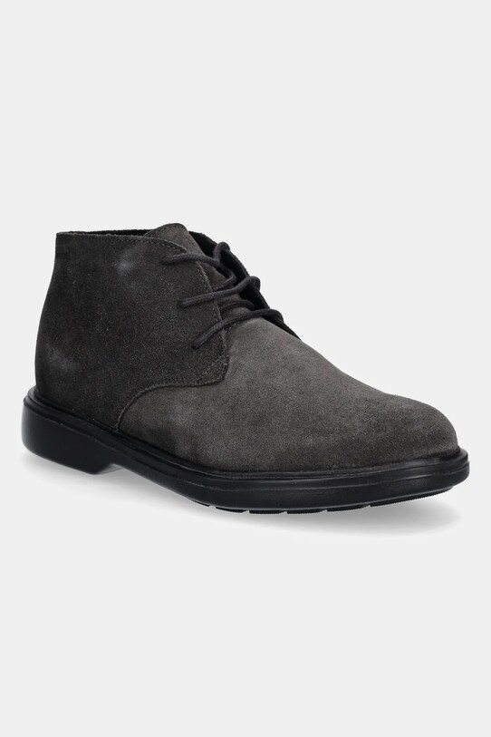 Geox pantofi inalti de piele U OTTAVIO B elegant gri U16DCB.00022.C6372