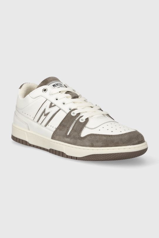 The Mercer Brand sneakersy skórzane The Brooklyn M Vintage ME233011.158 biały AW23