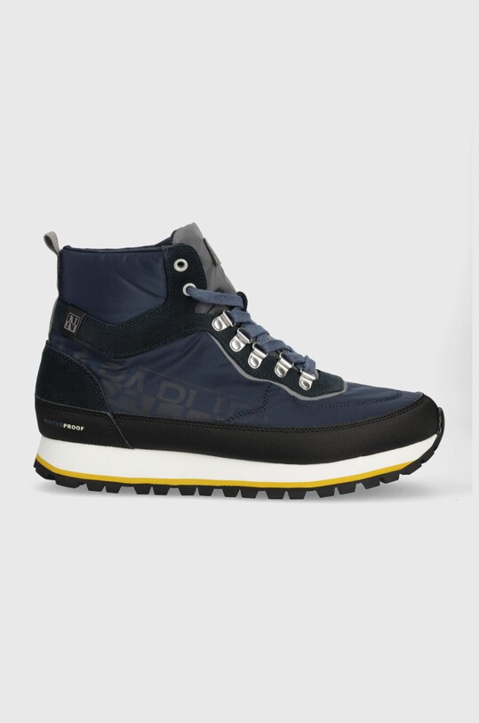 Napapijri buty SNOWJOG skóra zamszowa granatowy NP0A4HV1.B3A