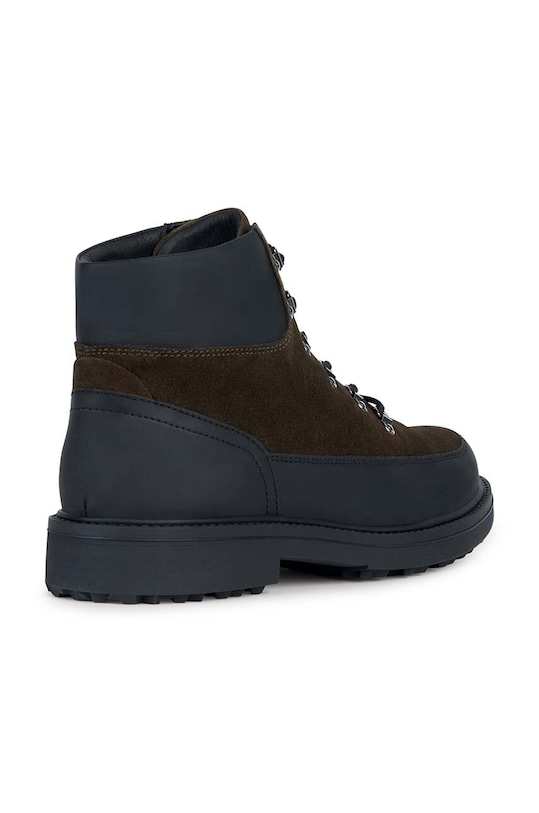 Kožené členkové topánky Geox U LAGORAI + GRIP B zelená U36G0B.00023.C3009