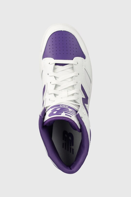 New Balance sneakersy skórzane BB480SCE biały BB480SCE