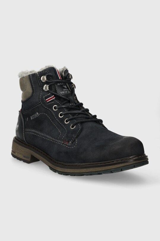 Členkové topánky Mustang 4157607.820 tmavomodrá AW23