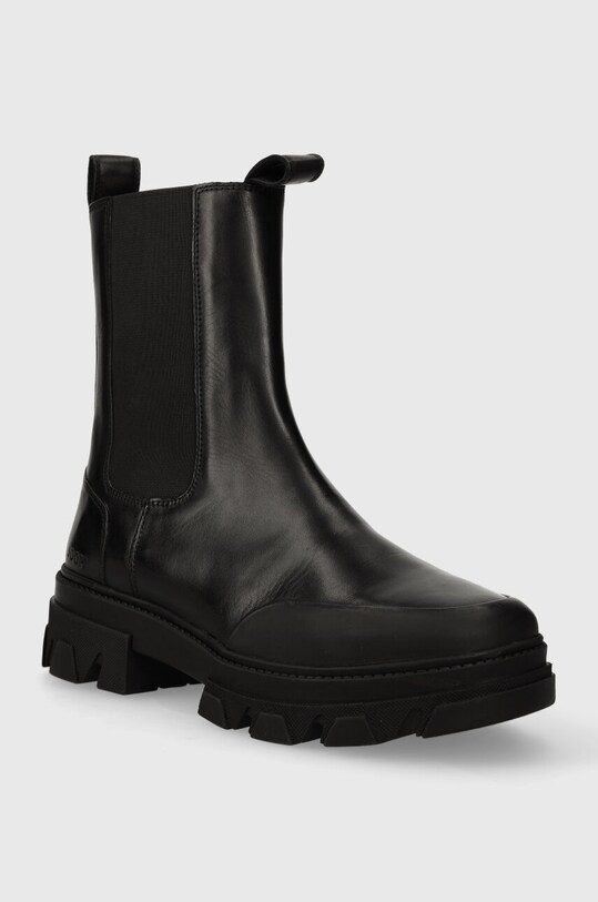 Joop! sztyblety skórzane Pero Cameo 4140007203.900 czarny AW23