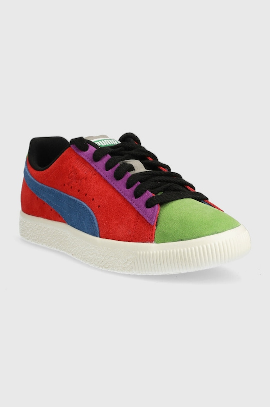 Tenisice od brušene kože Puma Clyde Culture 390088 šarena AW23