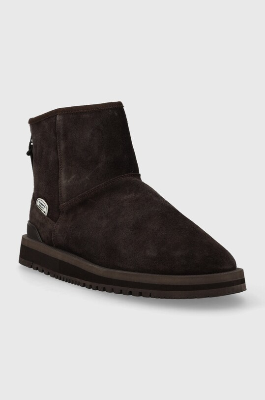 Замшеві чоботи Suicoke Els-Mwpab OG080MwpabMID коричневий AW23