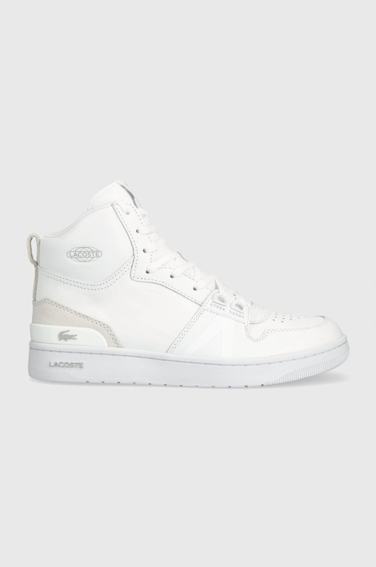 Lacoste sneakersy skórzane L001 MID 223 3 SMA Planet friendly biały 46SMA0032