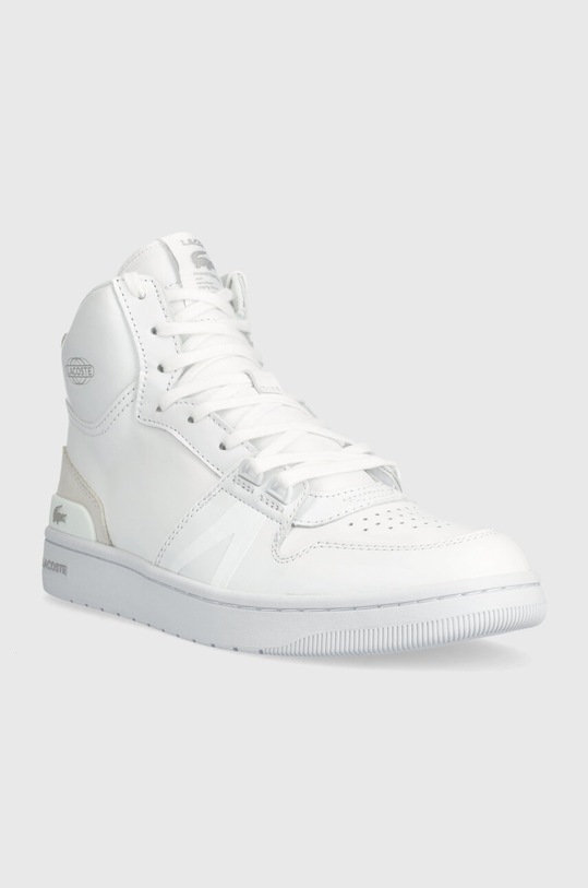 Lacoste sneakersy skórzane L001 MID 223 3 SMA 46SMA0032 biały AW23
