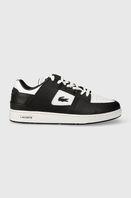 Шкіряні кросівки Lacoste COURT CAGE 223 3 SMA імітація лицьової шкіри чорний 46SMA0091