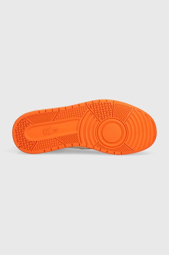 Lacoste sneakers in pelle L001 MID 46SFA0027 arancione
