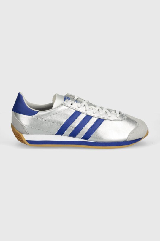 Δερμάτινα αθλητικά παπούτσια adidas Originals Country OG IE4230 ασημί SS24