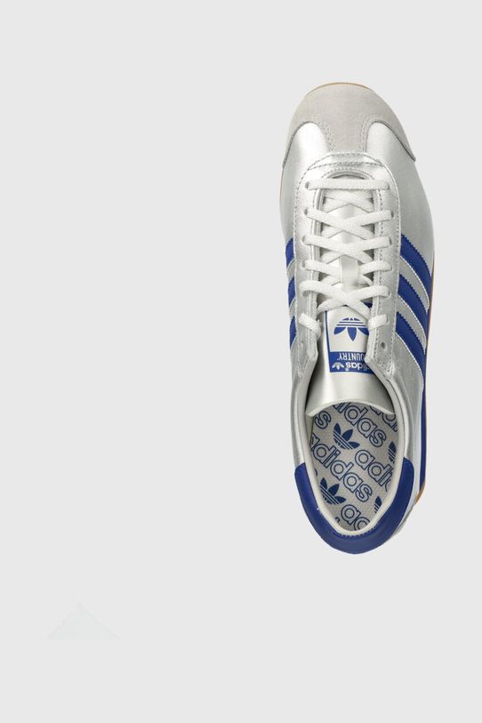 Kožené tenisky adidas Originals Country OG strieborná IE4230
