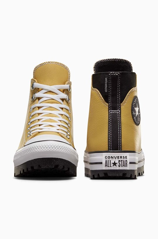 Converse trampki skórzane Chuck Taylor All Star City Trek A04482C żółty