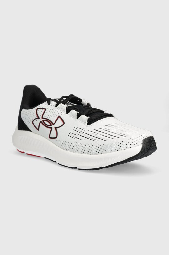 Under Armour buty do biegania Charged Pursuit 3 Big Logo 3026518 biały SS24