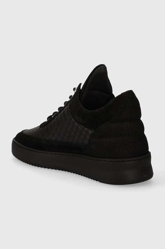 Boty Kožené tenisky Filling Pieces Low Top Quilted 10100151861 černá