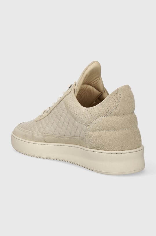 Shoes Filling Pieces leather sneakers Low Top Quilted 10100151919 beige
