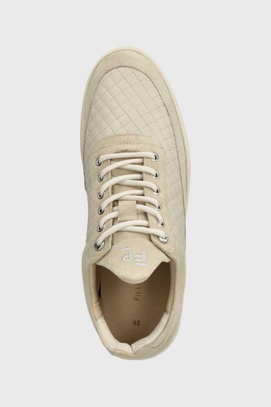 Кожени маратонки Filling Pieces Low Top Quilted бежов 10100151919