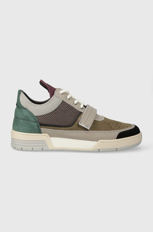 Filling Pieces sneakersy skórzane Low Top Blaze skóra zamszowa szary 10125691002