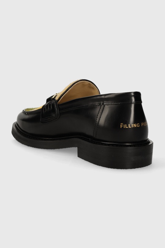 Шкіряні мокасини Filling Pieces Loafer Polido чорний 44233192082