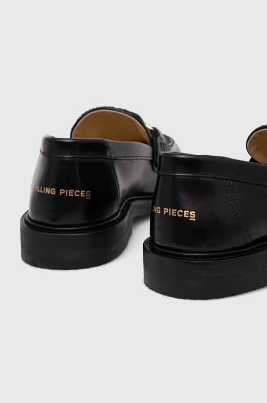 Kožené mokasíny Filling Pieces Loafer Polido Microbes 44233192084 černá AW23
