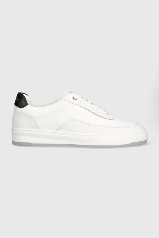 Filling Pieces sneakers din piele Mondo Crumbs mic de statură alb 46727541901